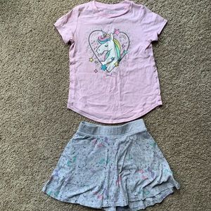 Unicorn outfit size 7